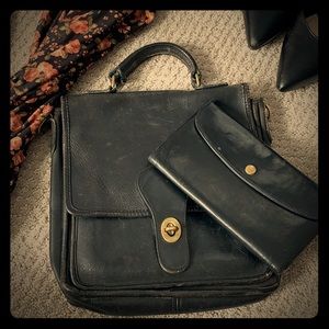 Vintage Coach Bag and wallet
